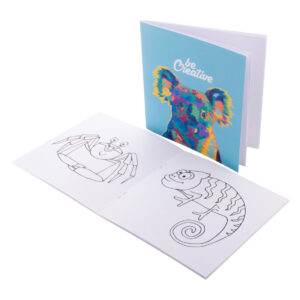 ColoBook egyediesíthető kifestő füzet, állatok