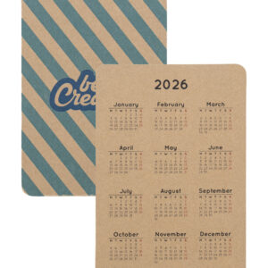 CreaDate Pocket Eco egyedi zsebnaptár