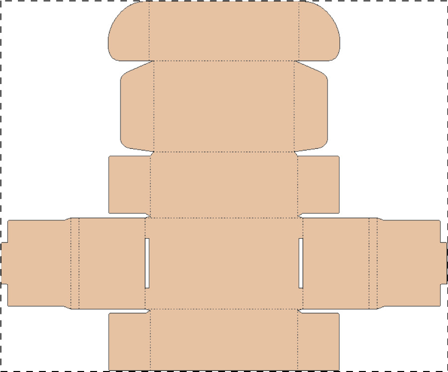 Egyedi kraft hullámkarton doboz