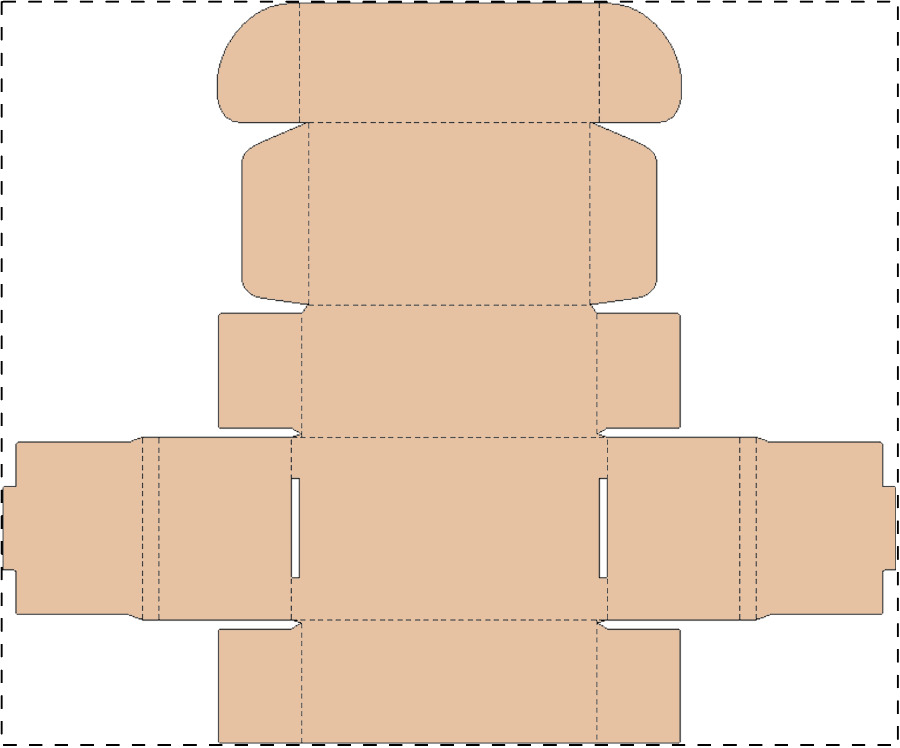 Egyedi kraft hullámkarton doboz