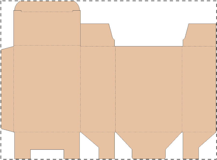 Egyedi kraft hullámkarton doboz