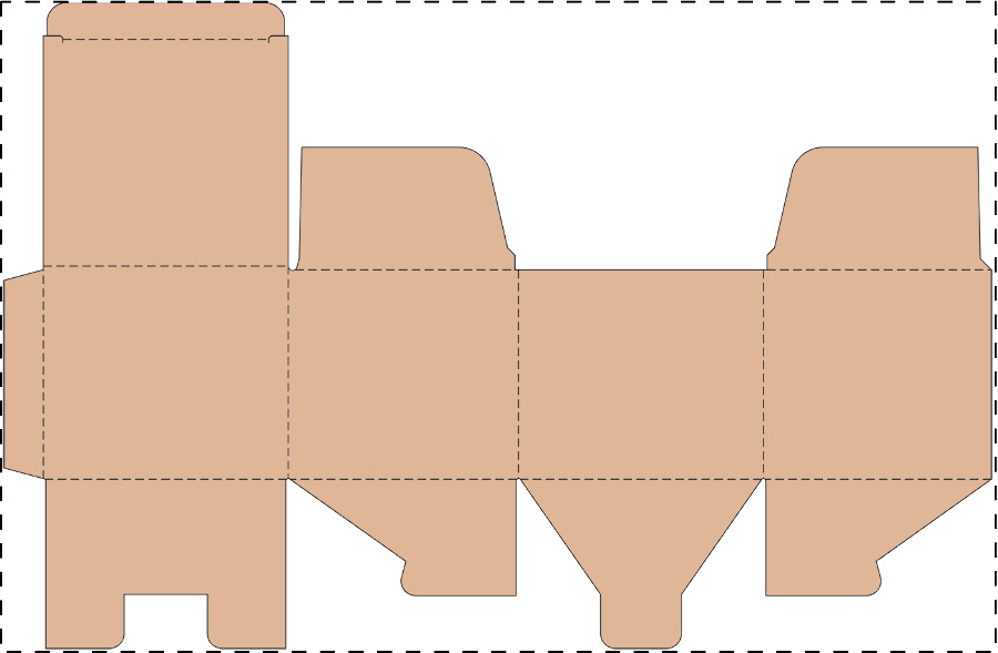 Egyedi kraft hullámkarton doboz